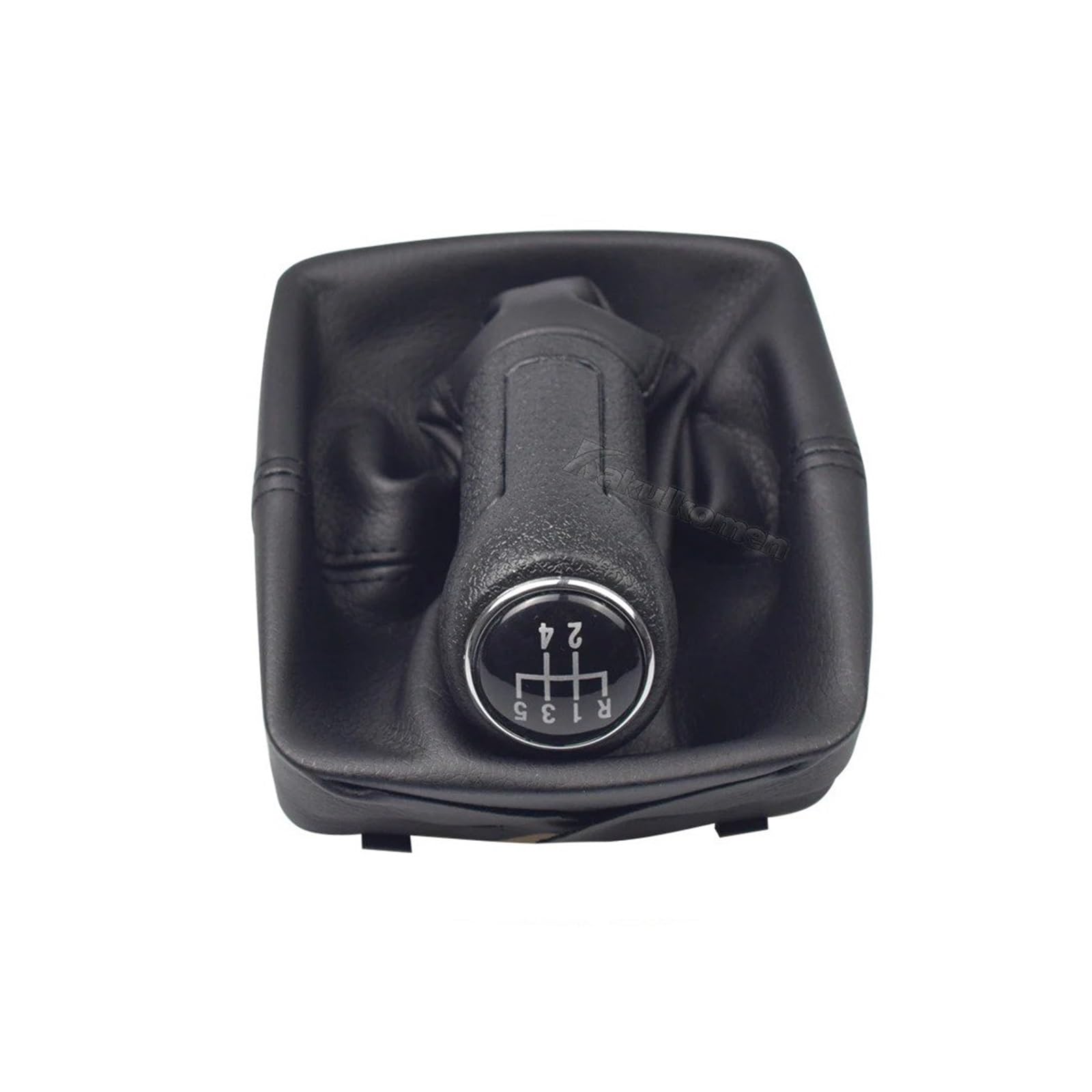 SAUANMNKTP Gearshift Knob for VW for Polo 9N 9N2 2002-009 Gear Shift Knob Gaiter Boot 5 Speed Shifter Lever Cover