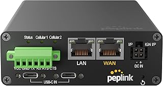 Peplink MAX Transit Duo Pro | 1x WAN Port, 1 x LAN Port, 2 x LTE Modems | 2 x SIM Slots | Wi-Fi 6 | Band 71 for Better Coverage | Include 1 Year PrimeCare Warranty | MAX-TST-PRO-Duo-LTEA-USR-T-PRM