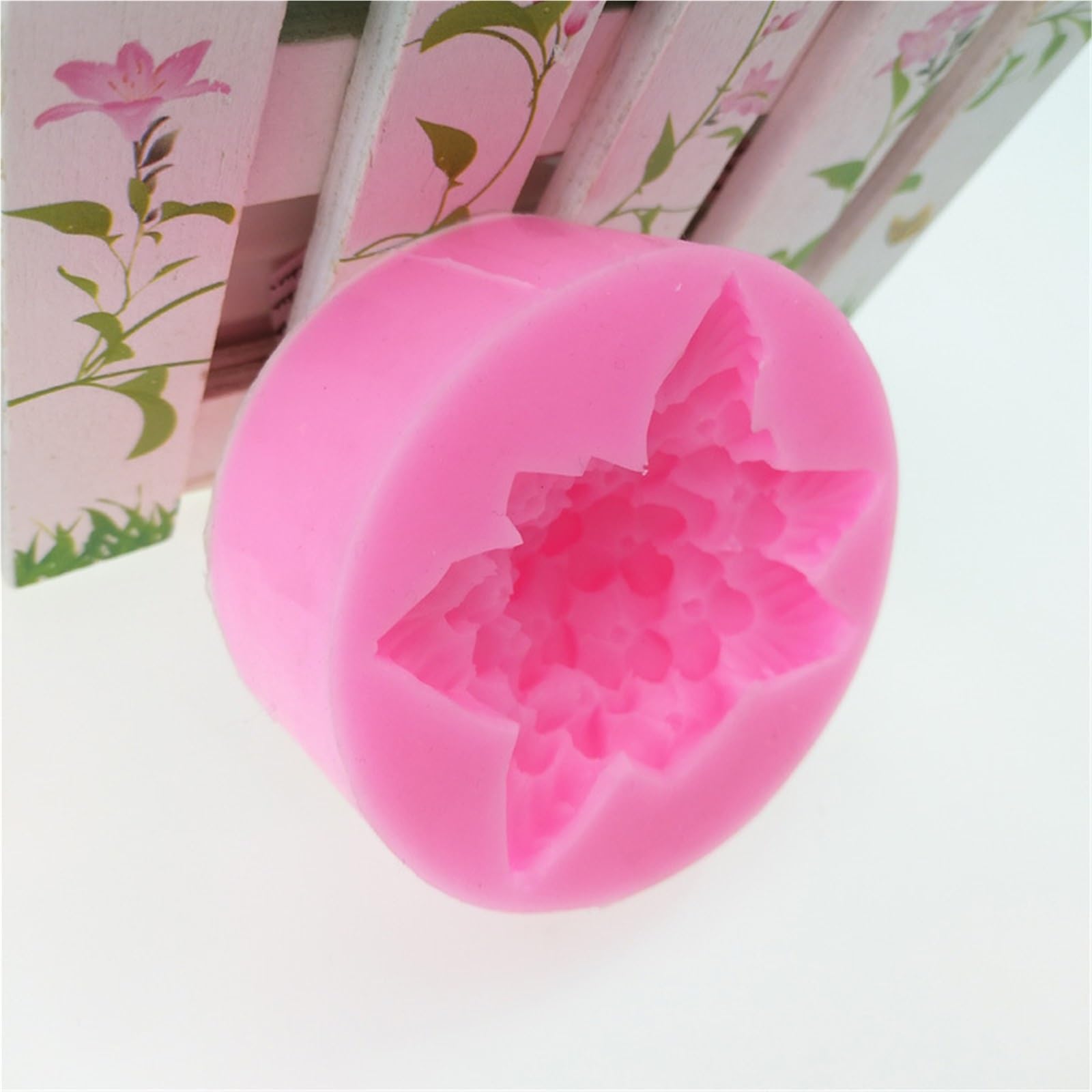 Stampo per Sapone 2 Pezzi Stampi for Sapone in Silicone a Forma di Fiore for la Produzione di Sapone Stampi Fatti a Mano creativi Strumenti for Sapone Fai da Te per Sapone