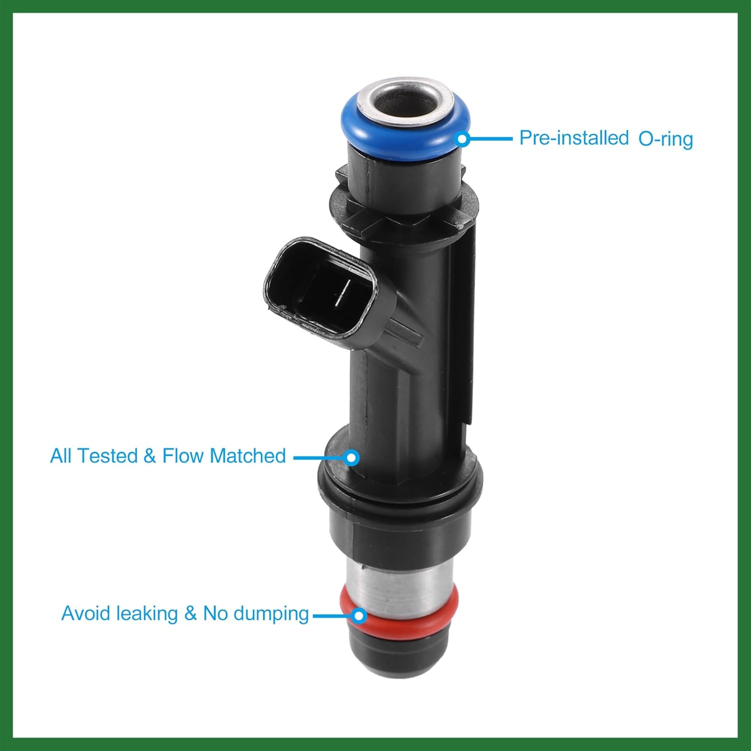 Motoforti 4pcs 96386780 25334150 832-11209 FJ720 MP3175 Car Fuel Injector for Chevy Aveo 1.6L 2004-2005 Long-lasting