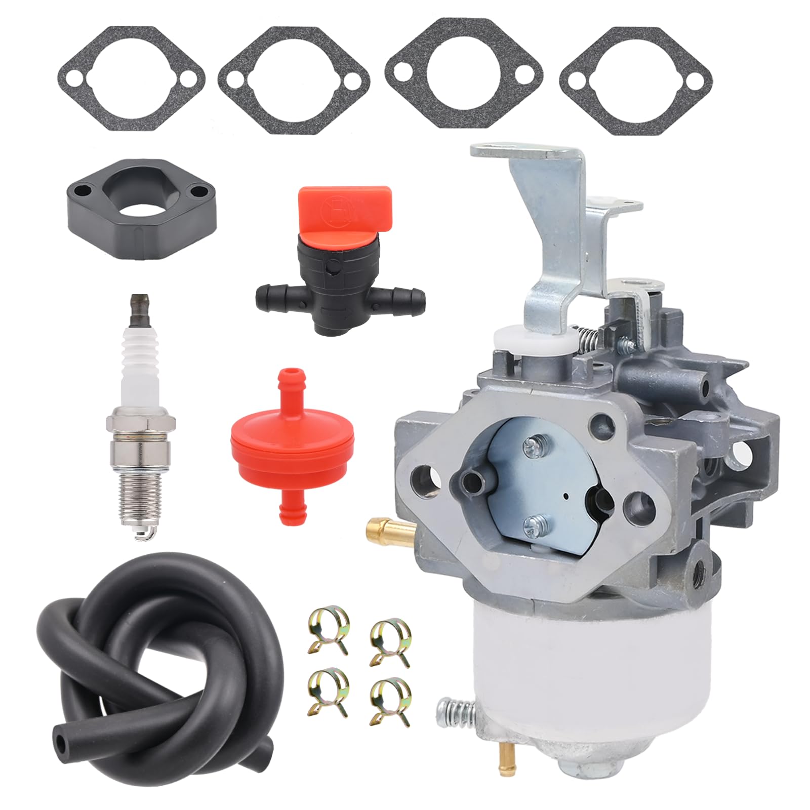 Vergaser-Set Für Briggs & Stratton Motoren – Inkl. Luftfilter, Zündkerze & Kraftstofffilter – Passend Für 185432, 185437 Uvm.