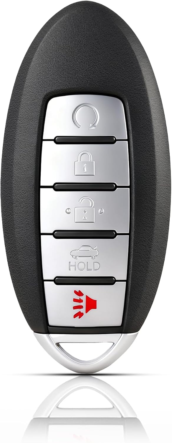 Smart Key for Nissan Altima 2013-2015, YIKEBALOG 5 Button Proximity Remote Control Key Fob fit for Nissan Maxima 2012-2015 KR5S180144014 285E3-9HP5A S180144020