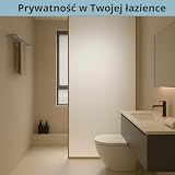 Folia okienna (90 x 200 cm), wiele dużych rozmiarów, satyna, matowa, samoprzylepna, bez kleju, ochrona przed promieniowaniem UV, folia matowa, prywatność, łatwa aplikacja, statyczna kabina prysznicowa