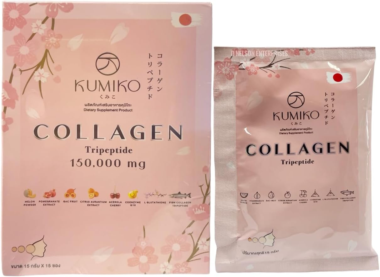 KUMIKO Collagen Premium Tripeptide Radiant Glowing Skin - 15 Sachets