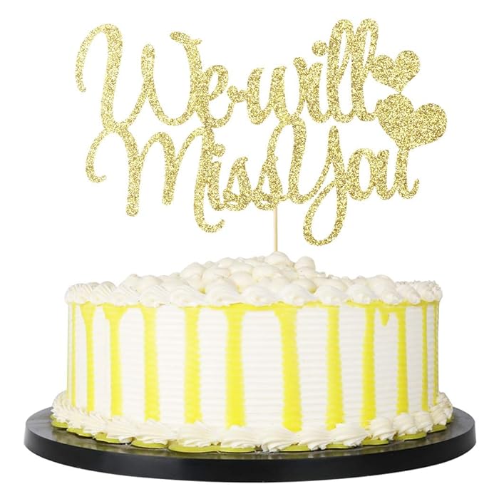 Buy palasasa We Will Miss You Cake Topper Job Change, Retirement