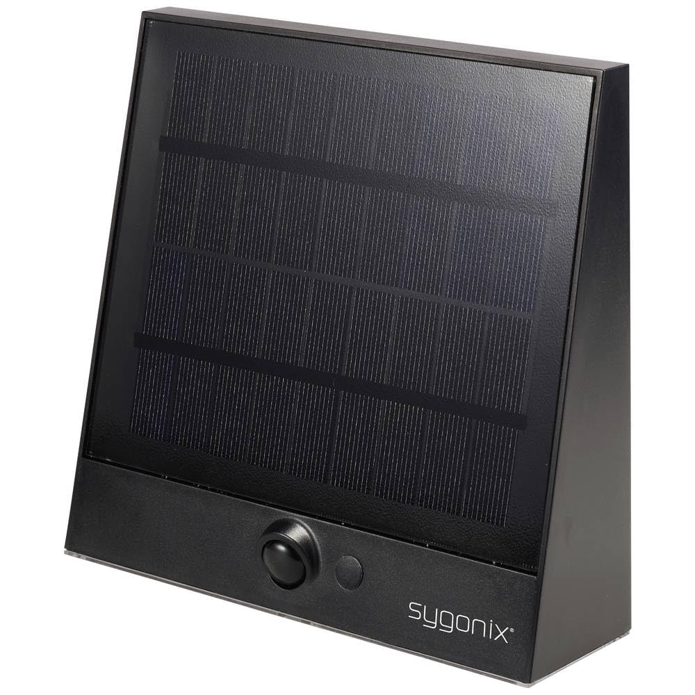 sygonix SY-5801970 Zewnętrzna lampa solarna z wbudowanym czujnikiem ruchu LED 2 W antracytowo-szara