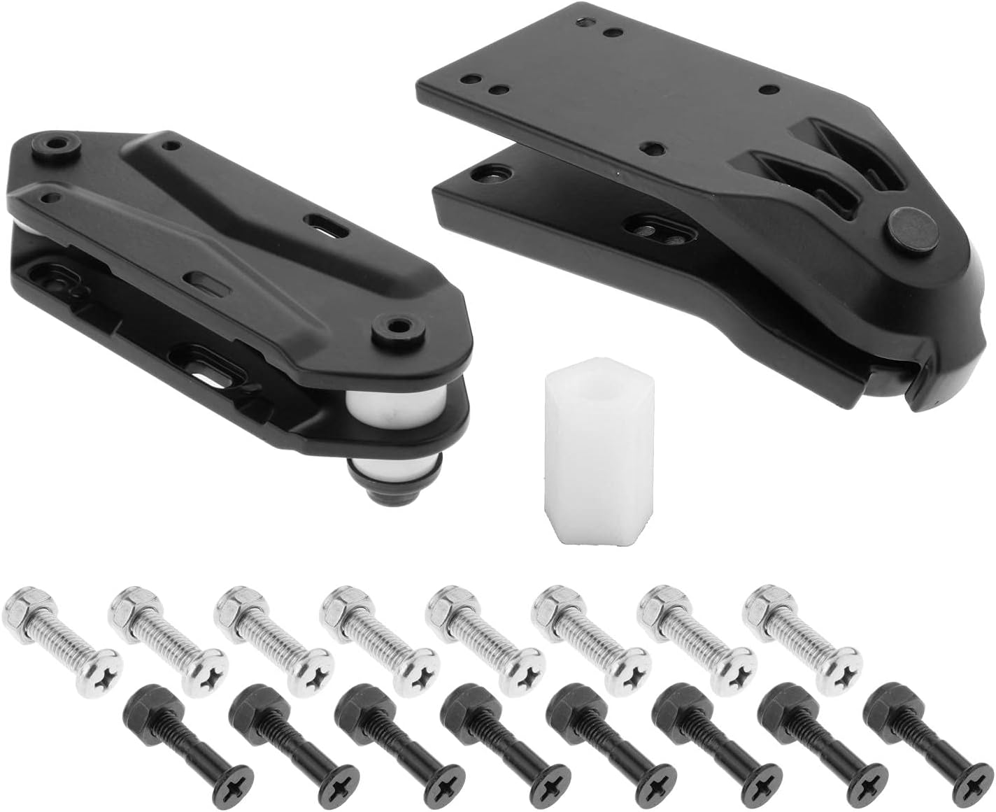 F Fityle Trucks Alloy 6.25" High Performance Surfboard Equipment Skateboard Base Longboard Decks Adapters Tool, Black