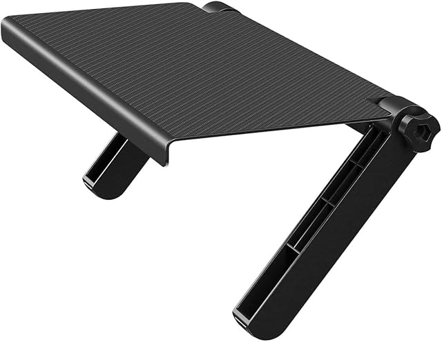 13-Inch Wide Platform Adjustable TV Top Shelf, Screen Top Shelf Mount, Monitor Top of TV Shelf for TV Cable Box, Streaming Devices, Router and Home Decor TV Top Storage Bracket