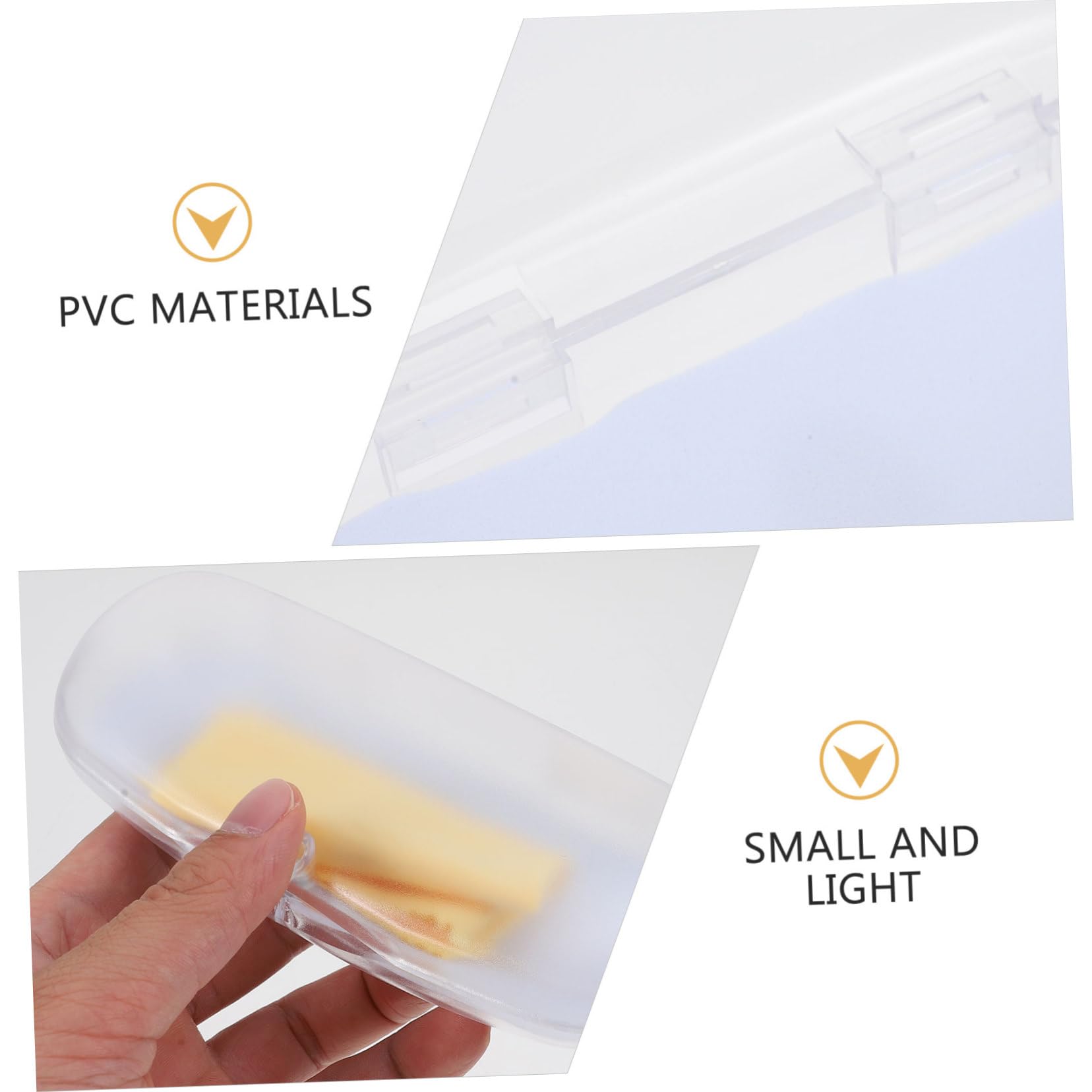 Homoyoyo 6piezas Estuche De Gafas Transparente Protector De Lentes Portátil y Resistente Para Gafas y Ópticas Almacenamiento y Seguro