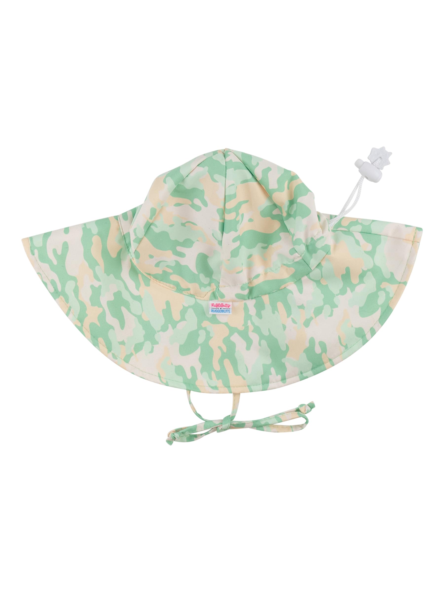 RuffleButts Baby Girls Floppy Wide Brim UPF 50+ - Baby Sun Hat