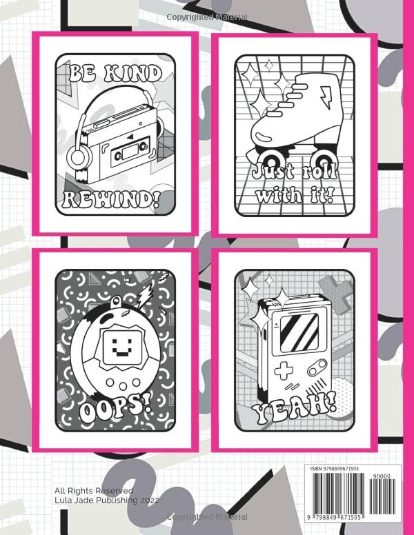 Miniatura 2 de 90s Coloring Book For Adults Totally 90's Nostalgia Coloring Book For Millennials