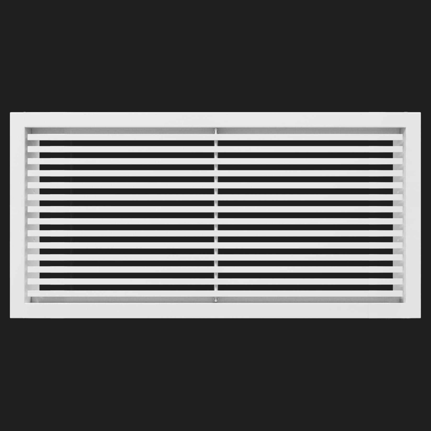 BJADE'S Linear Bar Air Vent Grille,16" X 8",HVAC Stander Vent Cover Linear Diffuser - Register Grille for Ceiling, Walls & Floors