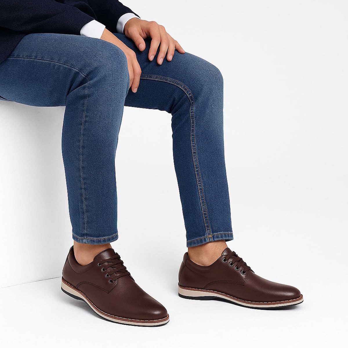 Sapato Oxford Masculino Social Derby Confortável Moderno Elegante em promoção! Veja a oferta e mais achadinhos de Sapatos 3 Hoje é o melhor dia para comprar Sapato Oxford Masculino Social Derby Confortável Moderno Elegante com aquele preço maroto! Promoção! Aproveite a oferta! 3