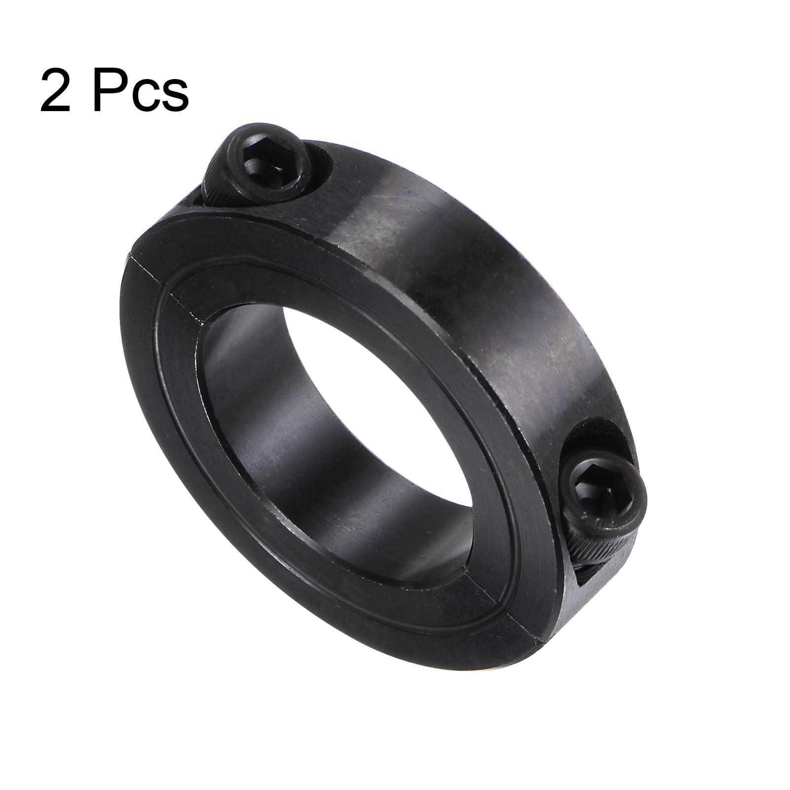 HARFINGTON 2pcs Shaft Collars 1-1/4" Bore, 2-1/16" OD, 1/2" Width