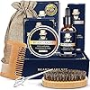 Beard Kit for Men Gifts – Beard Care Kit Gifts Set with Beard Oil, Beard Balm, Beard Brush & Comb, Scissors – Men Gifts…