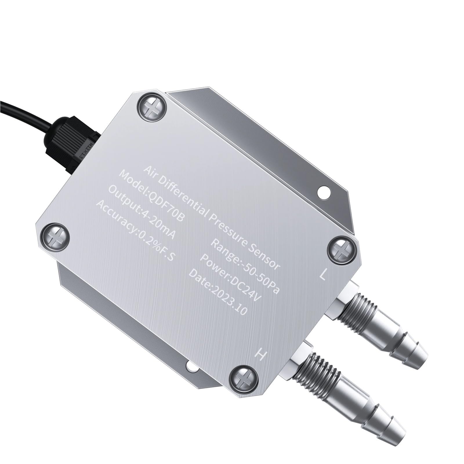 4-20mA 0-10V salida presión diferencial 1kpa Sensor de aire transmisor 1 Uds(4-20mA Output,-30KPa - 30kPa)