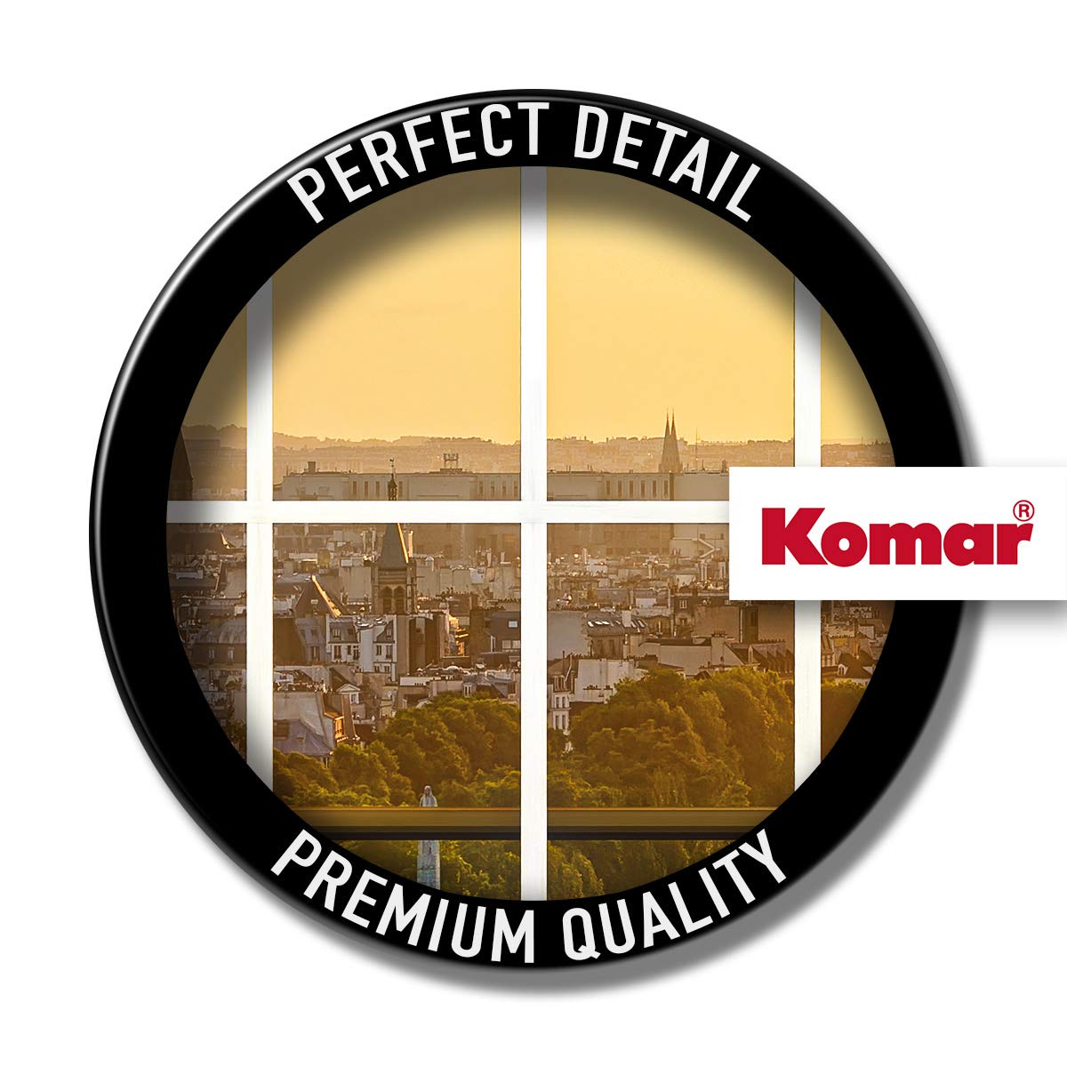 Komar X8-015 Non-Woven Photo Wallpaper, Belle Vue, Size Height, 8 Panels, Width 50 cm, Colourful, 400 x 260 cm (Breite x Höhe) - Image 3