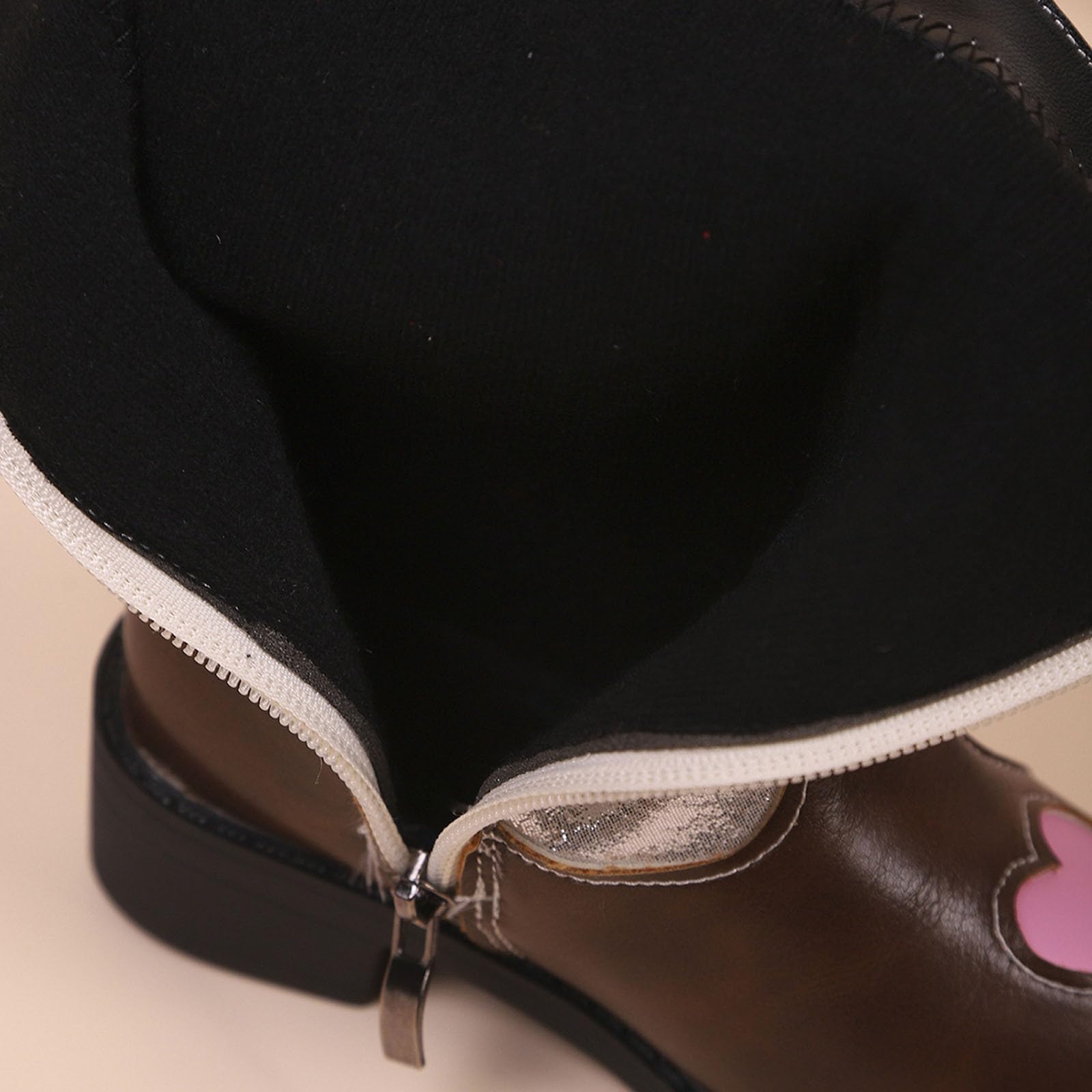 Mädchen Stiefel Liebe Stern Reitstiefel Langschaft Leder Boot