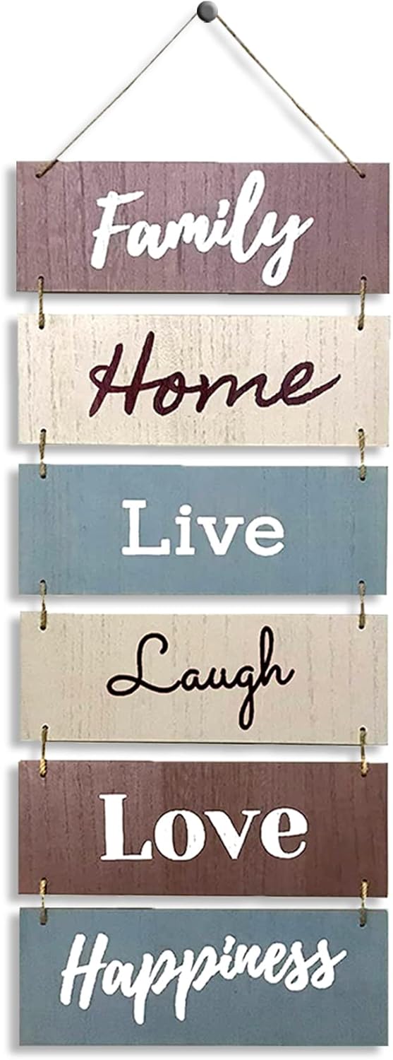 Hanging Wall Decor Sign – Welcome Vertical Wall Art Decorations, Rustic Home Accessories for Living Room, Bedroom, Family, Dining, and Kitchen, Outdoor Signs for House, Live, Laugh, Love Plaques Hanging Wall Decor Sign – Welcome Vertical Wall Art Decorations, Rustic Home Accessories for Living Room, Bedroom, Family, Dining, and Kitchen, Outdoor Signs for House, Live, Laugh, Love Plaques