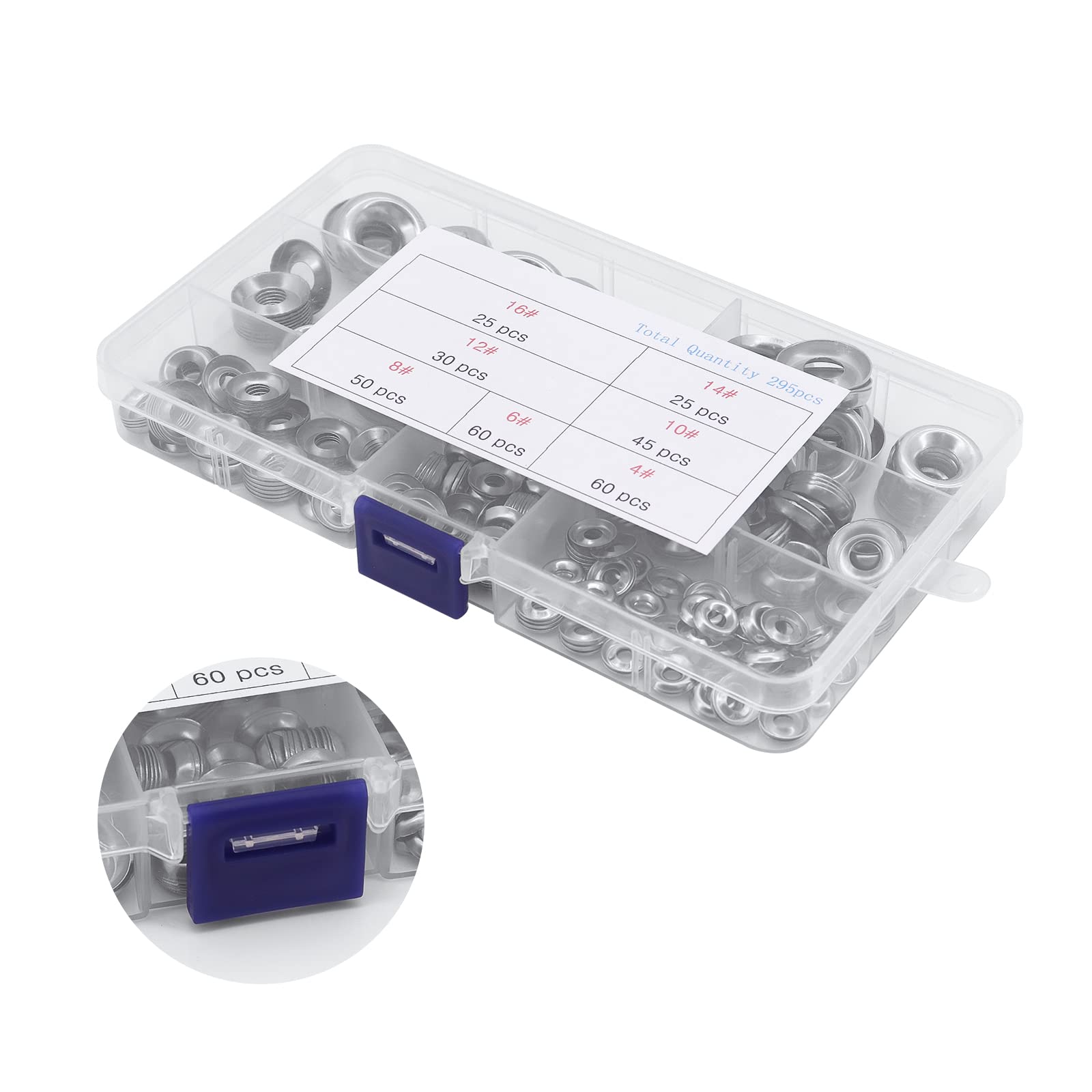 10 Rondelle A Tazza In Alluminio M6 - Diametro 16mm, Altezza 4mm, Per Fissaggi Di Precisione - Foto 7