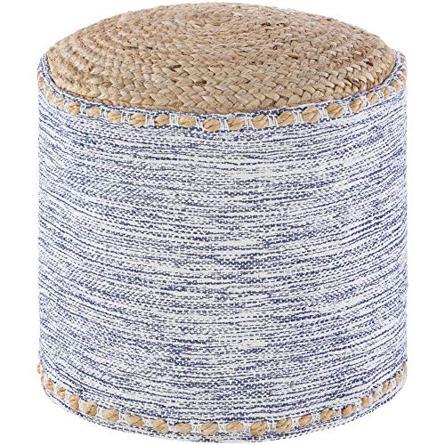Artistic Weavers Aurelia 16" X 18" X 18" Pouf, 18" X 18" X 18", Khaki #TOP30