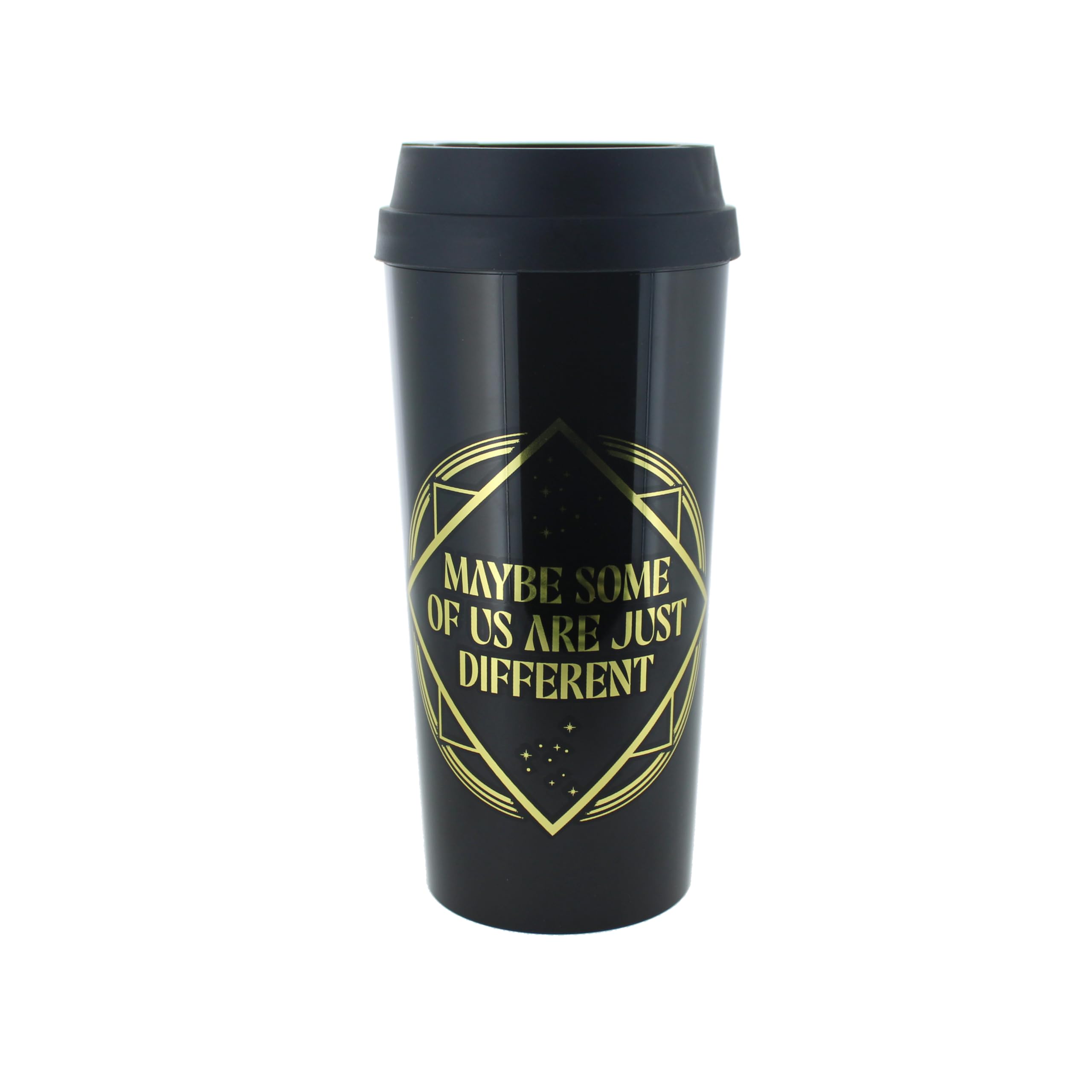 Wicked Travel Mug | 450ml Capacity | Glinda & Elphaba Gifts | Official Wicked Film Merchandise