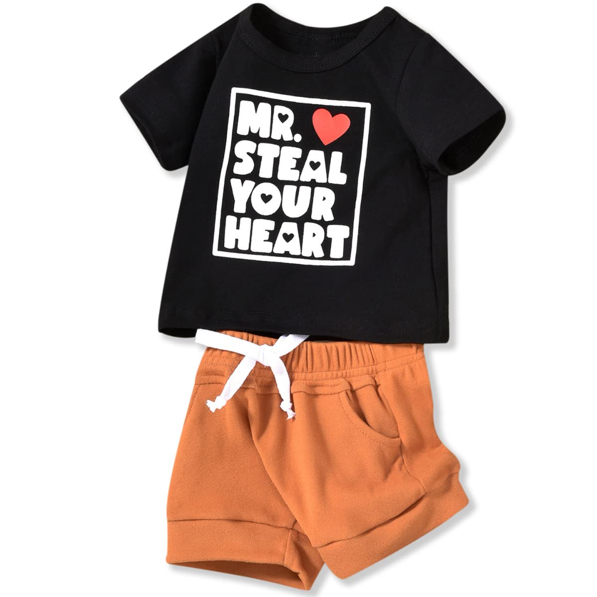 Aalizzwell Newborn Infant Baby Boys Summer Outfit