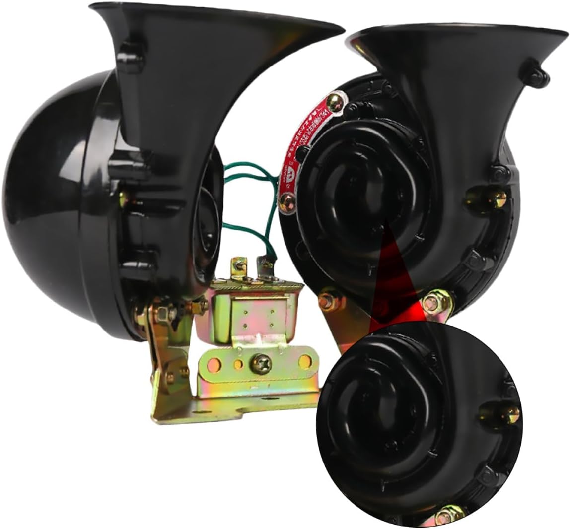 Dual Tone Snail Horn 12v Super Loud Replacement Car Motorcycle Truck Scooter Electronic Horn for Vehicle Audio Warning