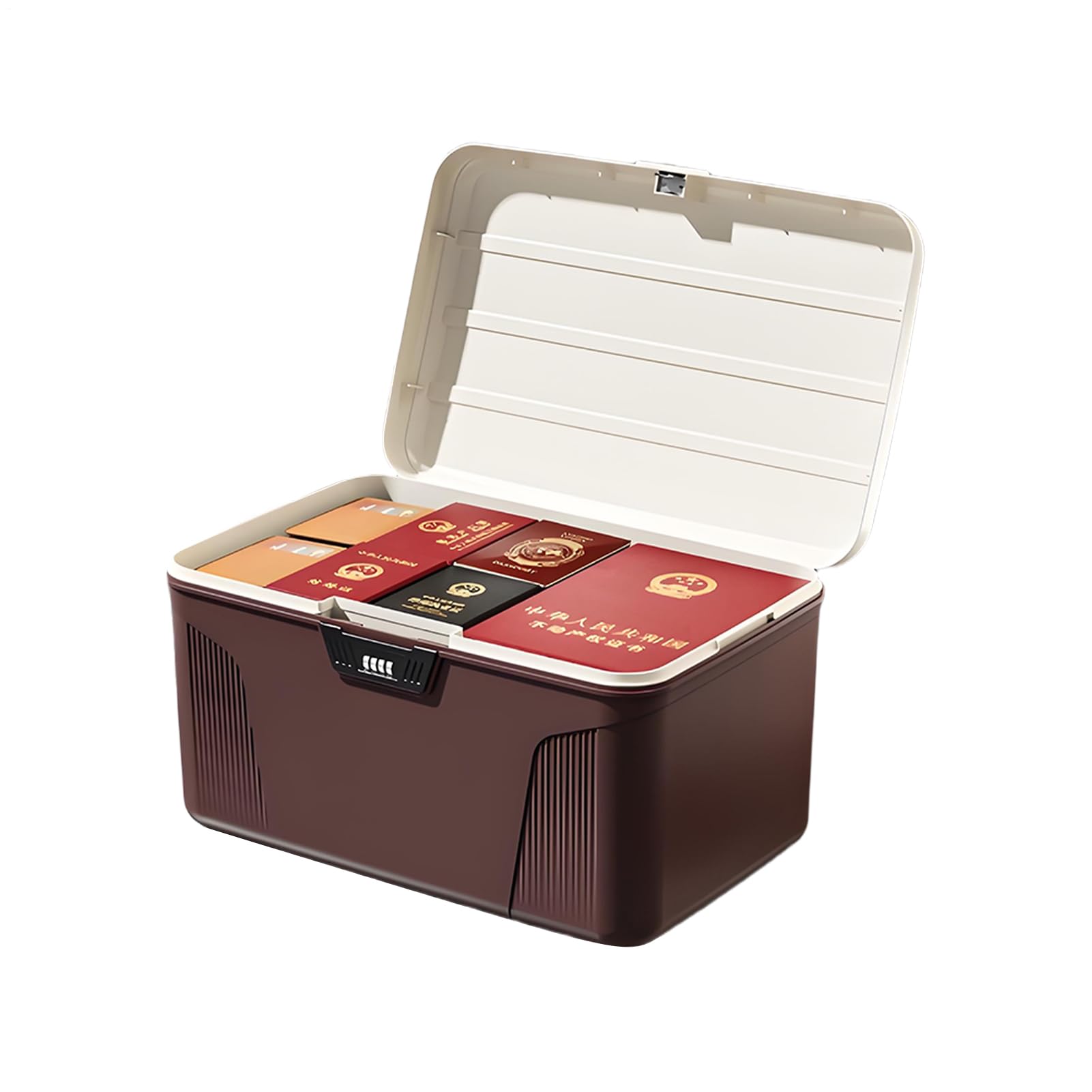 Boîte de rangement avec verrou et coffret de secours portable maison
