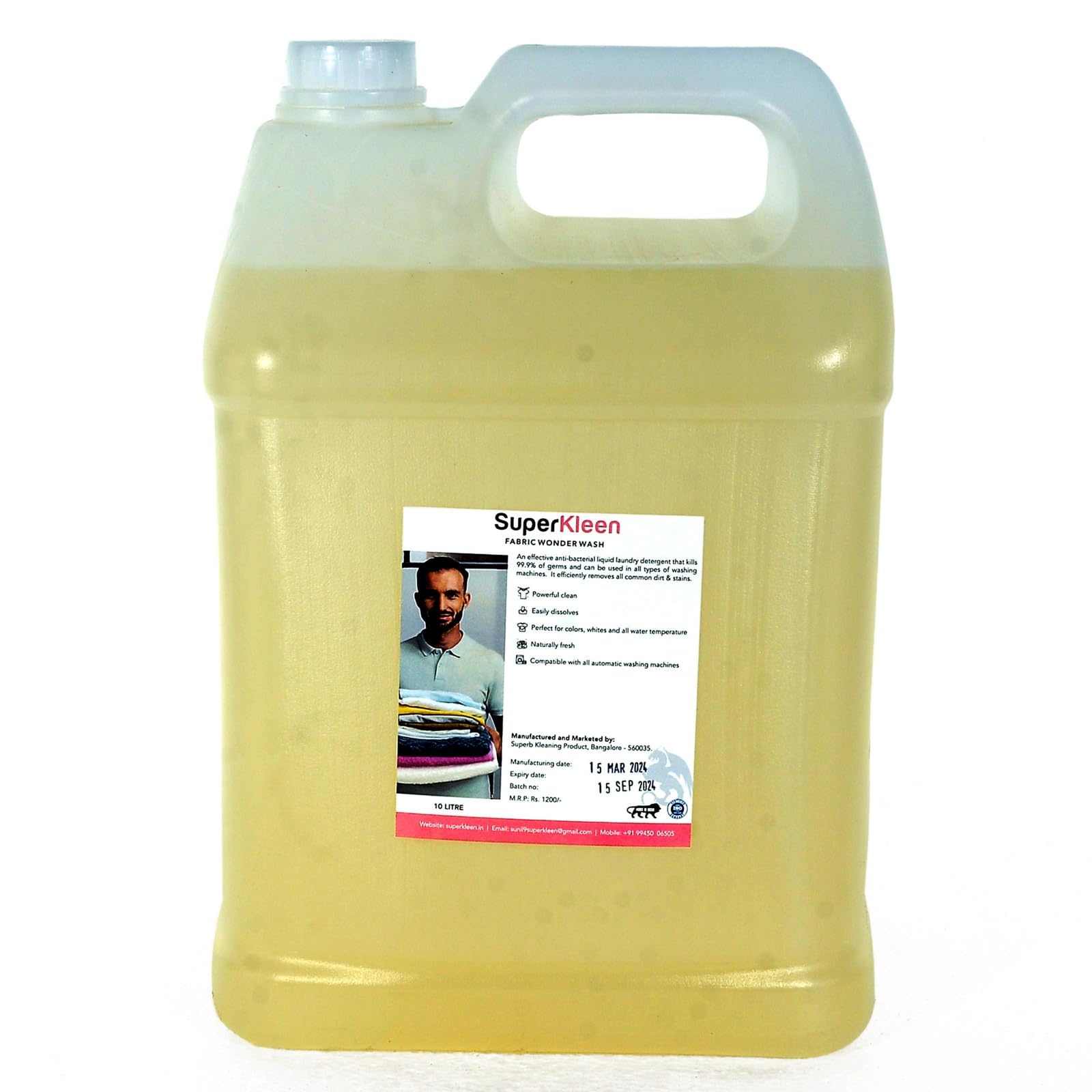 Superkleen Laundry Detergent liquid front & top load 10 Litres pack of 1 (B08FMB5HQ5) Amazon Price History, Amazon Price Tracker