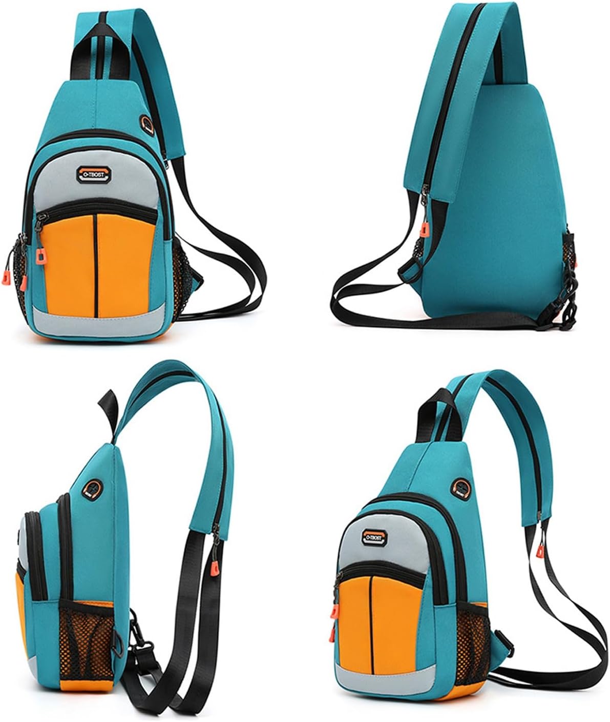 O-TBOST 3 Ways Backpack Purse for Women Small Crossbody Sling Bag Waterproof Travel Daypack (Green) - Image 4