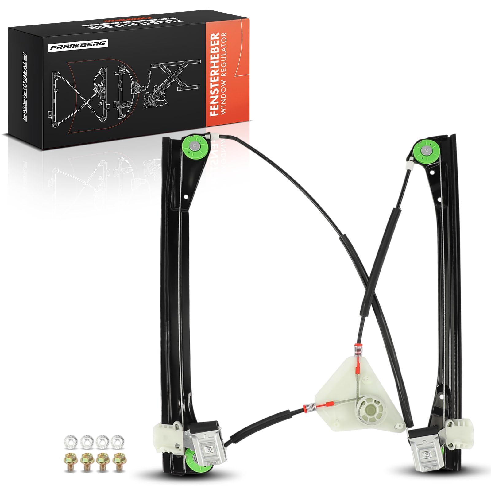 Frankberg Alzacristallo senza motore 4/5 porte anteriore sinistro | senza motore, 4/5 porte, davanti, Sinistra, 6Q4837461; 6Q4837461; Compatibile con: Polo 9N_, polo 9N