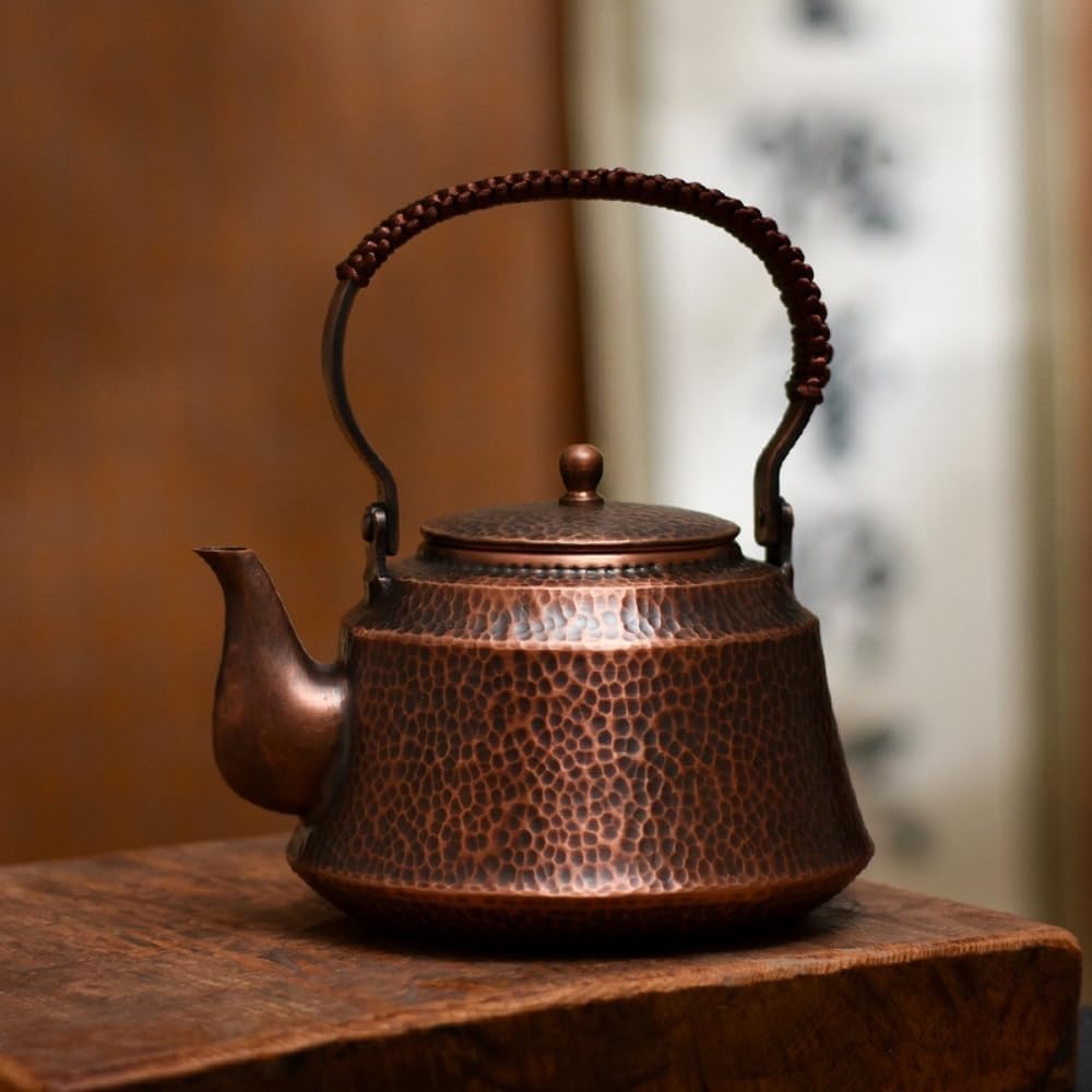 純銅製 輝 鎚目薬缶 やかん ケトル 鈴木製作所 未使用 新品 純銅製 輝