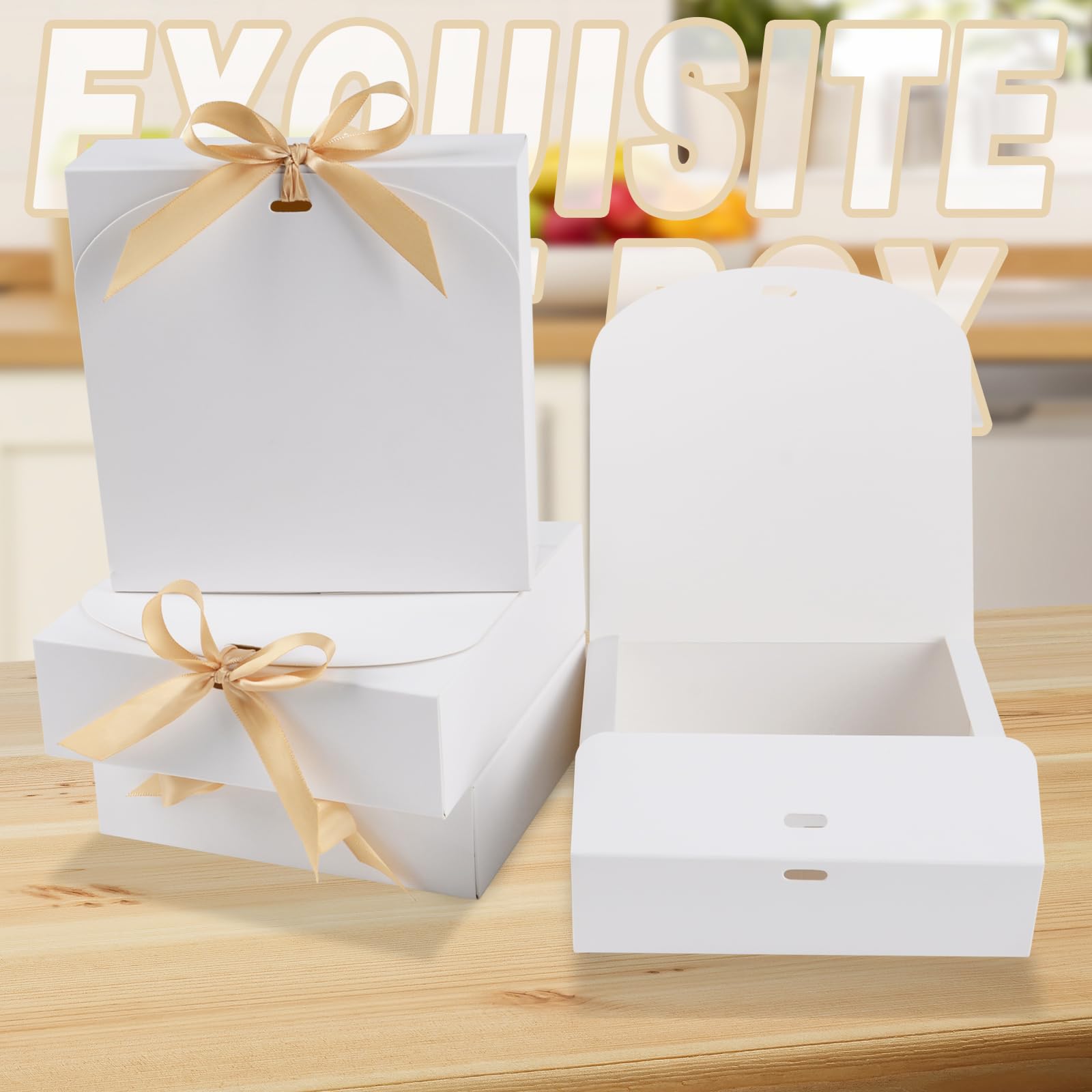 PH PandaHall 26pz Scatole a Forma di Casa in Cartone Bianco per