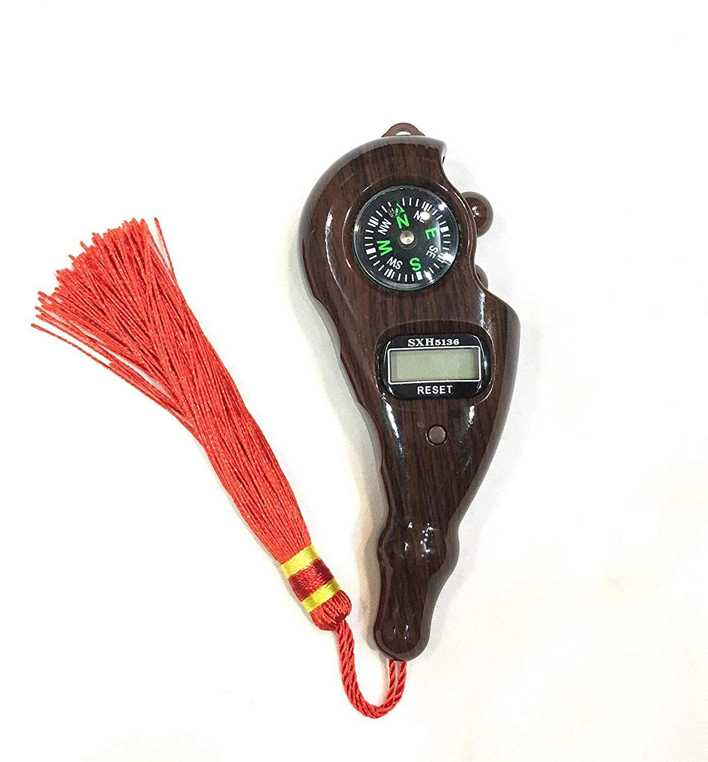 HBD Portable Digital Finger Rotating Prayer Japa Mala Count Machine with Small Compass for God Name Remember (Multi Colour- 1 Piece) 2