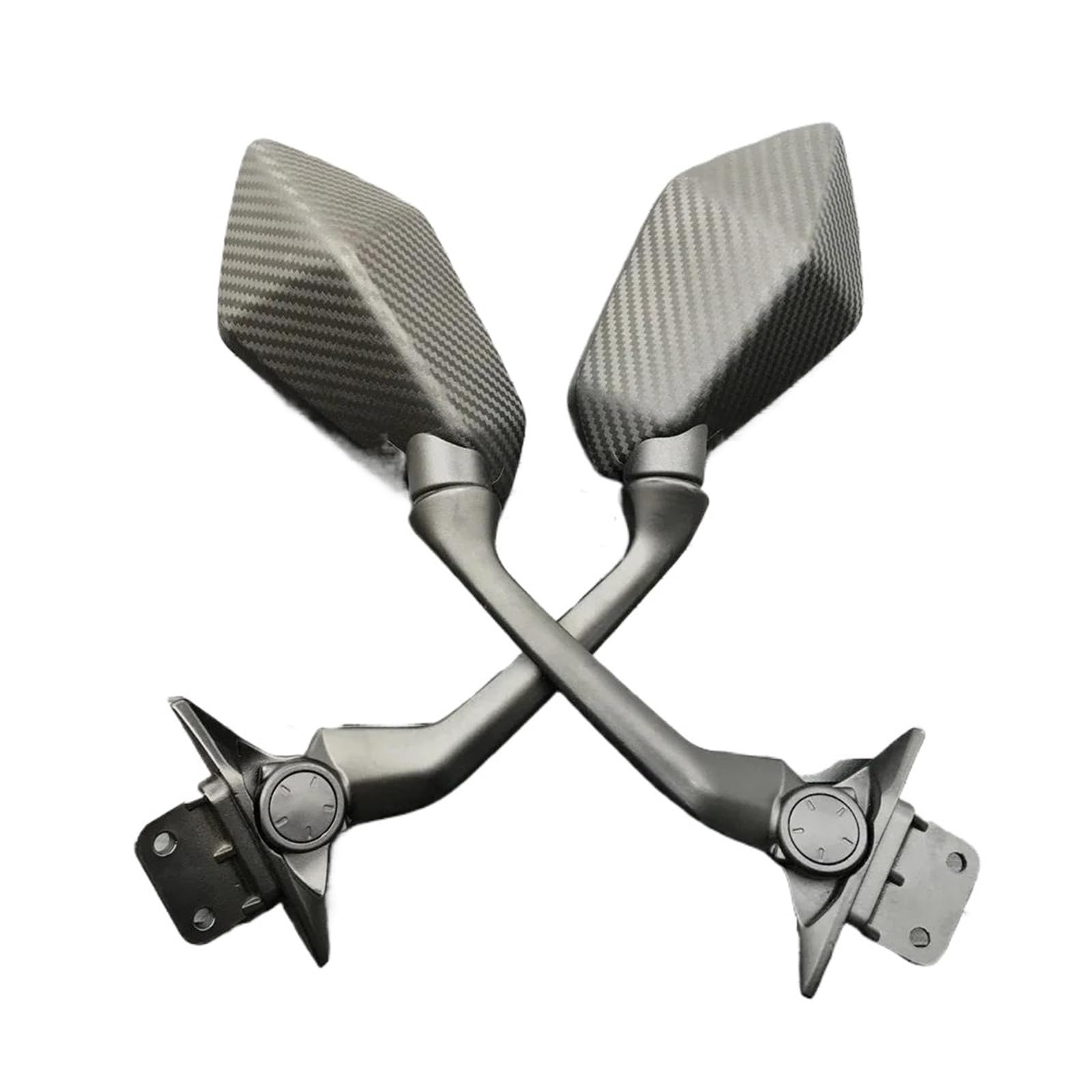 Espejos De Moto Espejo Lateral para Y&amaha para TMAX 530 Espejo Retrovisor para T-MAX 530 2012 2013 2014 2015 2016 2017 2018 2019(Fibra de Carbon)