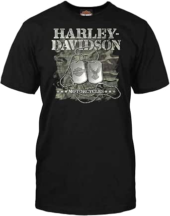 Harley-Davidson Military Overseas Tour Men's Hoodie - Licensed H-D Apparel With Exclusive Design