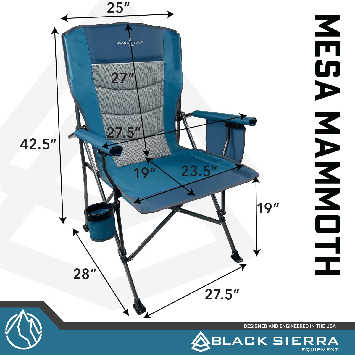 Black Sierra Lightweight Hunting Stool Black Sierra Camping Chair