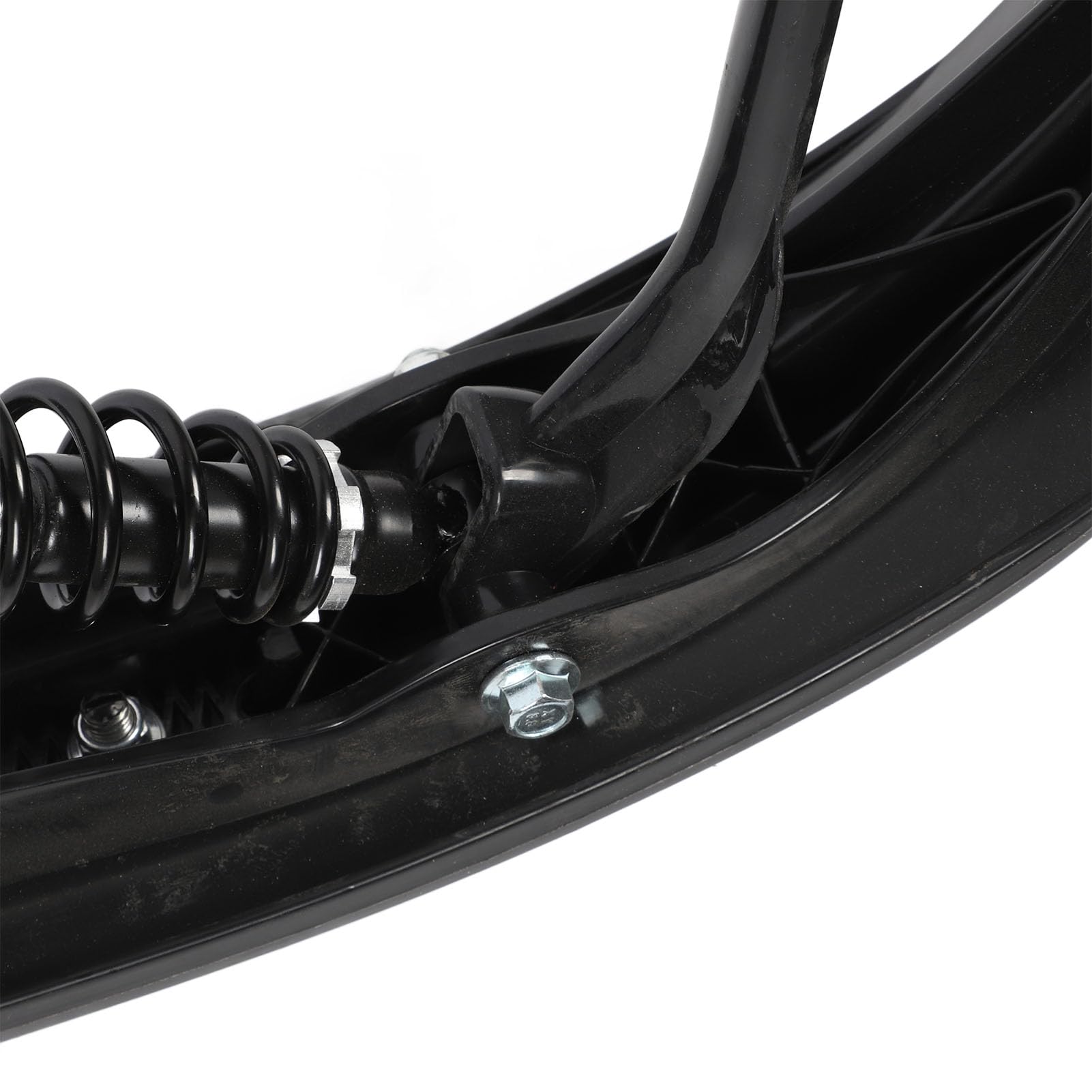 ATV Winter Snow Sledge, Sturdy Sturdy Snow Racer for Enhanced Grip, Compatible with ATV Go Kart UTV Quad Bike, Slip Metal and Plastic Construction