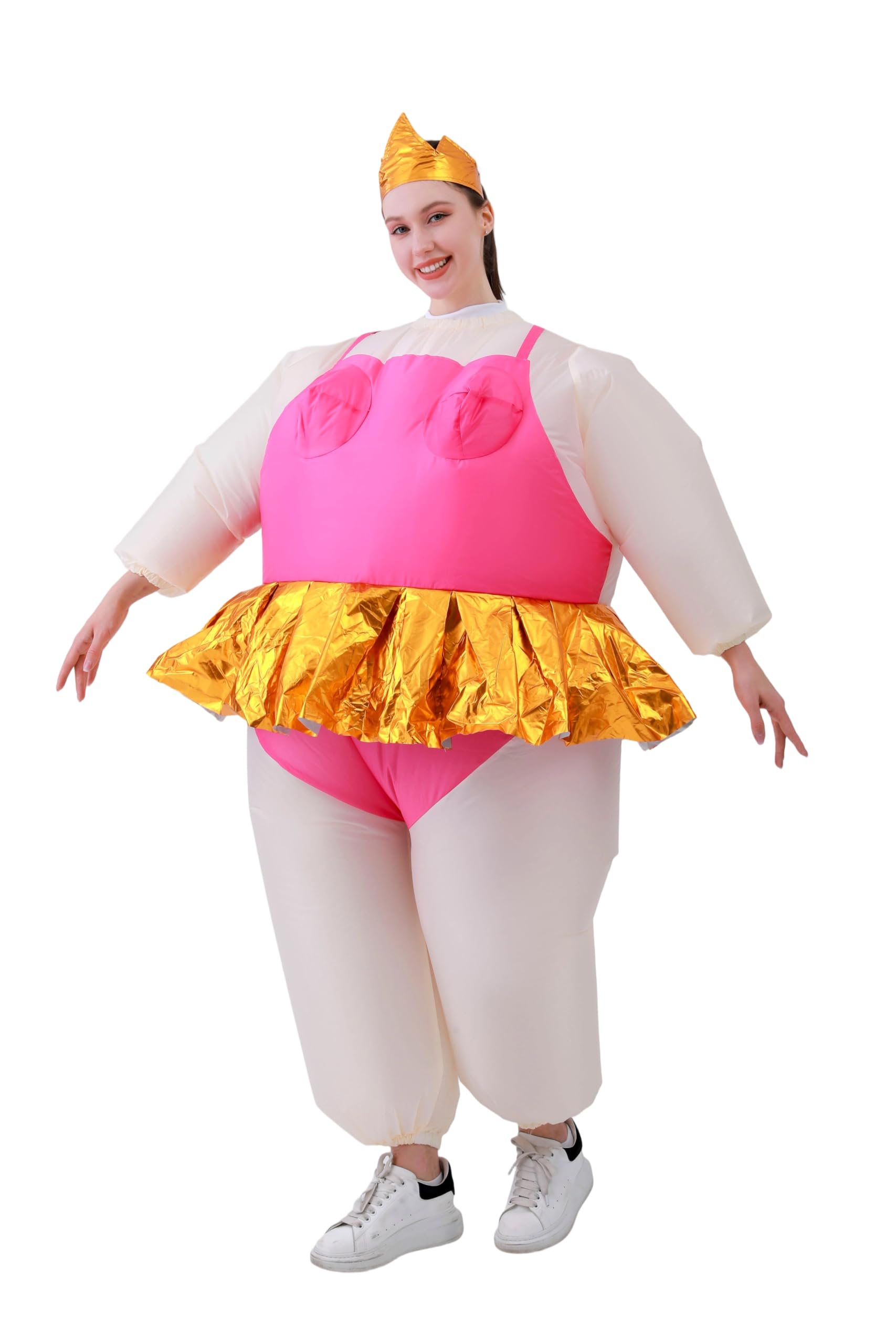 Disfraz ballet inflable para adultos - Disfraz ballet unisex para Halloween Carnaval para alturas 150-190cm - Disfraz inflable perfecto para fiestas, cumpleaños celebraciones,ballet costume adult