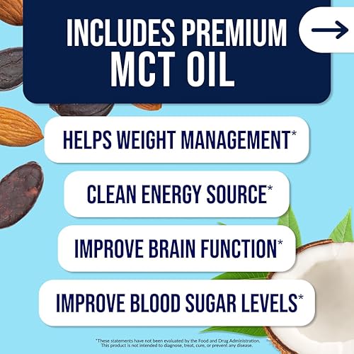 Miniatura 5 de Naked Shake - Proteína en polvo de almendras y coco con sabor a proteína vegetal de granjas estadounidenses y canadienses con aceite MCT sin gluten