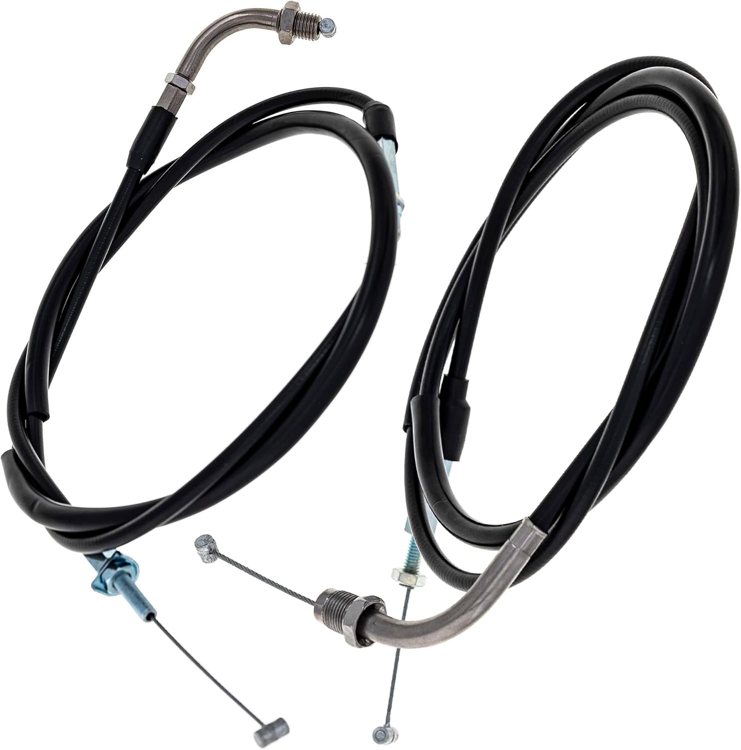 NICHE Push Pull Throttle Cable Set for Honda GL1100 1100I GL1100A 17910-MB9-670 17910-463-670 17920-MB9-670