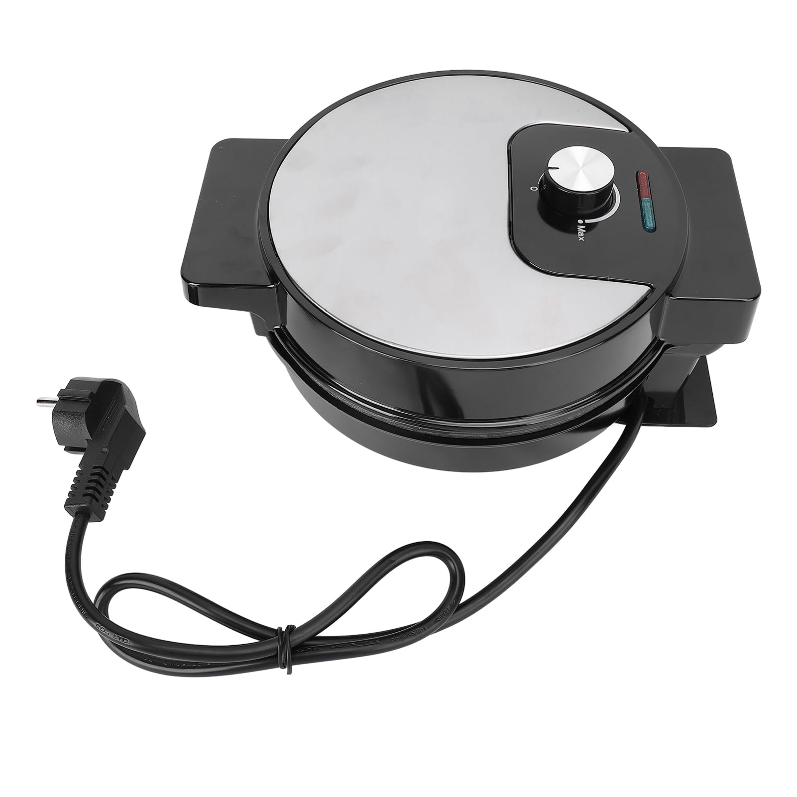 Jiawu Waffle Cone Maker Regolazione della Temperatura Infinita Maker di Cono con Cono di Gelato Non Basato Facile da Pulire per la Casa in Materiale di Ferro (Plug 220v)