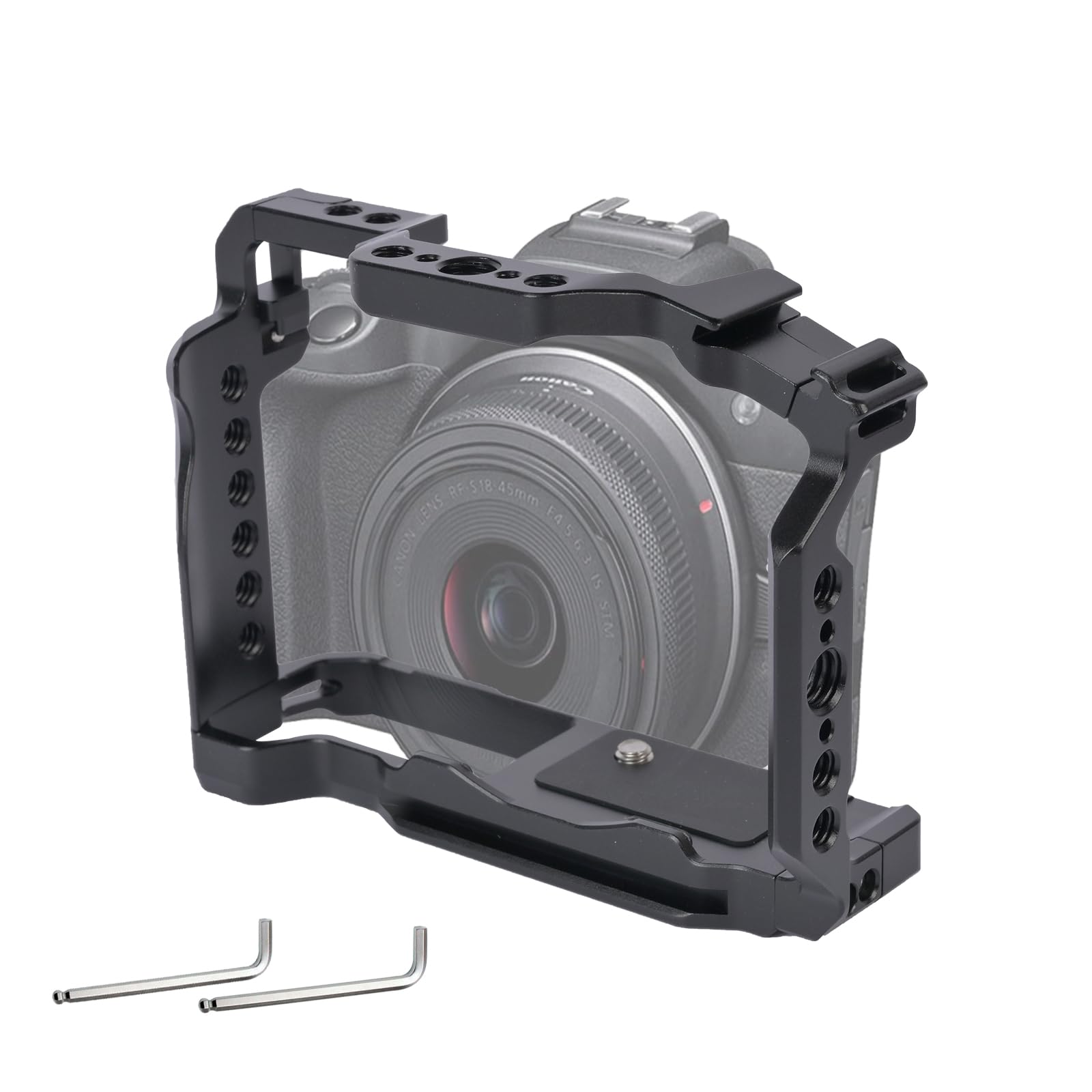 EOS R100/R50 Camera Cage, EOS R50/R100 Cage for Canon EOS R100 R50 Camera Case Camera Rig Cold Shoe