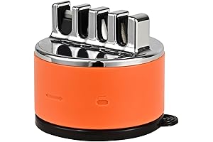 4-Stage Best Oscillating Tool Blade Sharpener with Strong Suction Base for Secure, One-Handed Use