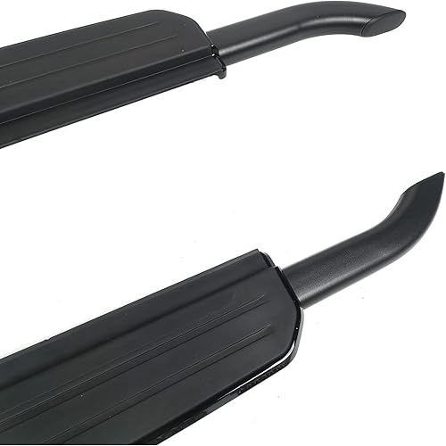 Miniatura 5 de Estribos negros para Land Rover Defender 90 2020-2025 - Estribos laterales para barra nerf protectora, 2 accesorios para puertas