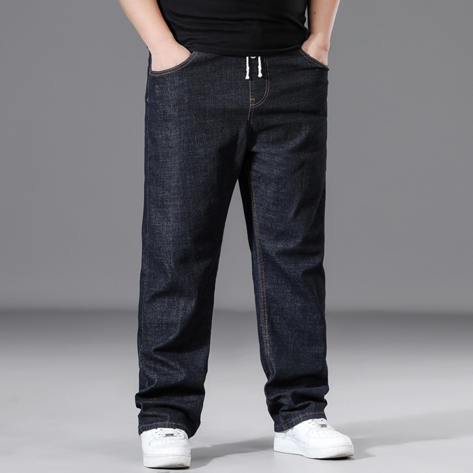 Genérico Pantalones Vaqueros Hombre,Pantalones Vaqueros Casuales para Hombre Ideales para Actividades Diarias Al Aire Libre Ligeros Y CóModos para Todas Las Estaciones Combinar