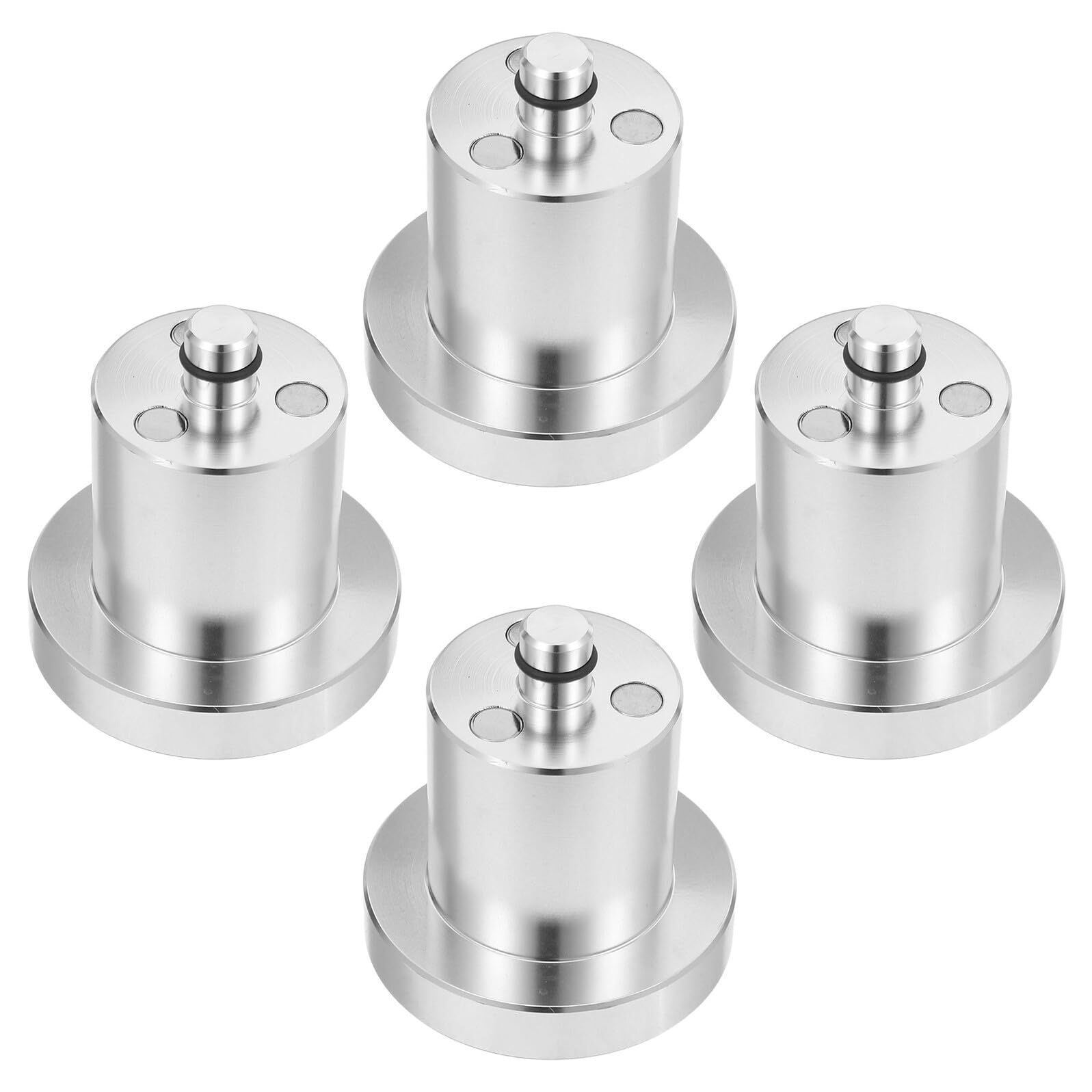 4 Stück Aluminium Wagenheberadapter Hebebühnenauflage mit Stoßdämpfung Rutschfest für Pkw und Garagenwagenheber Bodenschutz bei Fahrzeugwartung