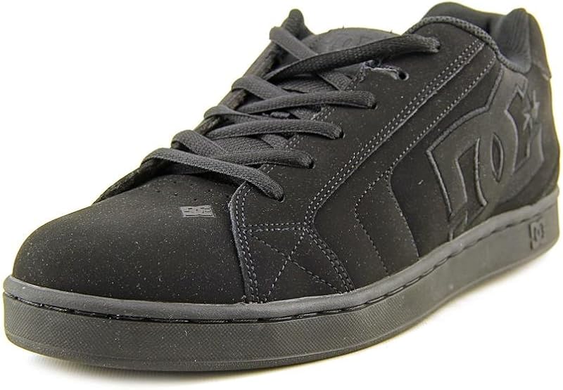 DC Zapatillas de skate informales con cordones y parte superior baja de red para hombre
