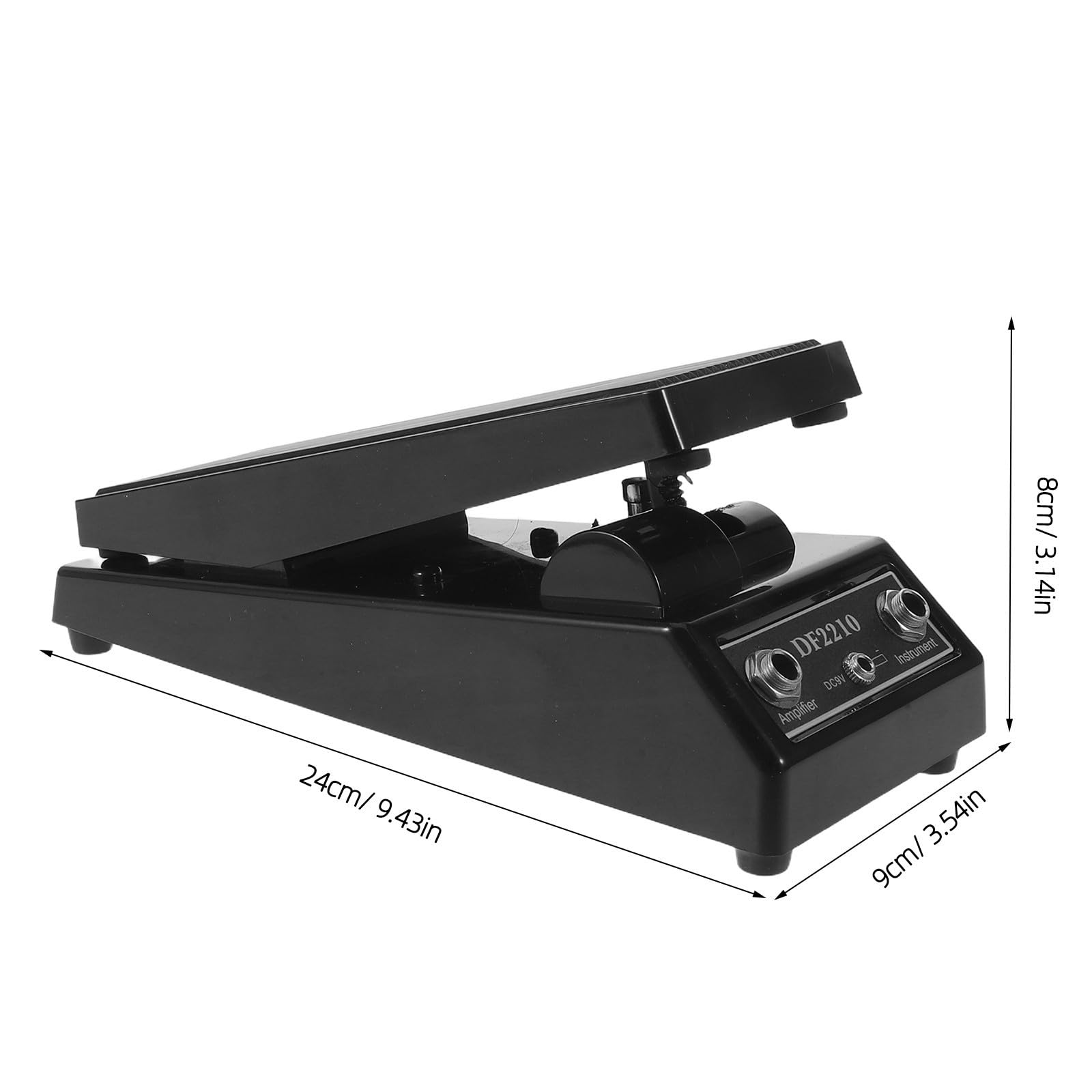 Pedale Effetto Wah Compatto per Chitarra Elettrica con Controllo Volume Attivo, Materiale Metallo e Plastico, per Festival Musicali e Concerti Live